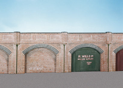 Wills SS52 Brick Retaining Arches - OO Scale