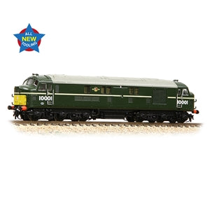Graham Farish 372-918 LMS 10001 Diesel Locomotive in BR Green with Late Crest (Small Yellow Panels) - N Gauge