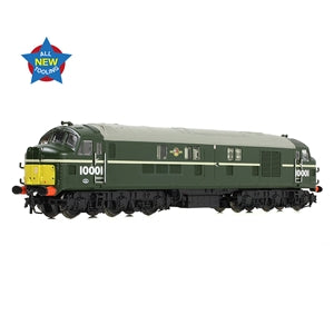 Graham Farish 372-918 LMS 10001 Diesel Locomotive in BR Green with Late Crest (Small Yellow Panels) - N Gauge