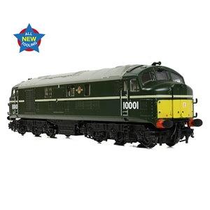 Graham Farish 372-918 LMS 10001 Diesel Locomotive in BR Green with Late Crest (Small Yellow Panels) - N Gauge
