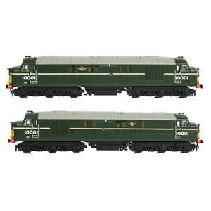 Graham Farish 372-918 LMS 10001 Diesel Locomotive in BR Green with Late Crest (Small Yellow Panels) - N Gauge