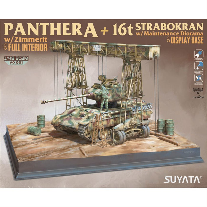 Suyata 001 Panthera + 16t Strabokran Model Kit, 1/48 Scale