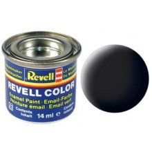 Revell Email Colour #8 Matt Black Enamel - 14ml Tinlet