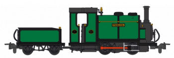 Kato 51-251F Small England 0-4-0 "Princess" in Ffestiniog and Welsh Highland Railway Green  - 1:76 / 009 Scale