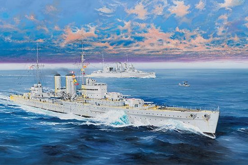 Trumpeter 05350 HMS Exeter British Heavy Cruiser Kit 1:350 Scale