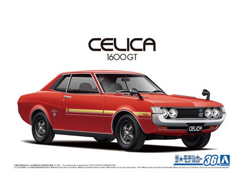 Aoshimma 2400 Celica 1600 GT Model Kit, 1/35 Scale