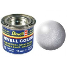 Revell Email Colour #90 Silver Metallic Enamel - 14ml Tinlet