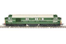 MON Bachmann 31-997 LMS 10001 BR Green Eggshell Blue Waistband, Diesel Locomotive, OO Gauge