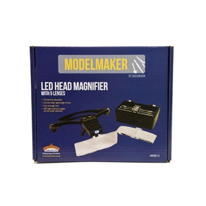 Bachmann MM013 ModelMaker Led Head Magnifier with 5 Lenses