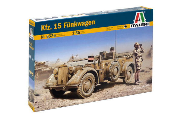 Italeri 6526 KFz. 15 Funkwagen, 1:35 Scale Model Kit