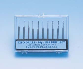 Expo 11500 10pc Shanked Drill Set