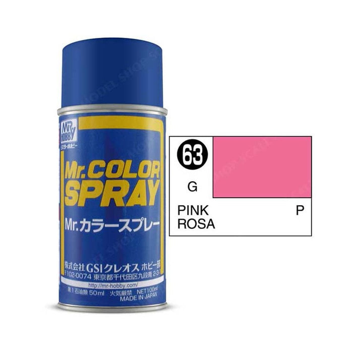 Mr Colour Spray 063, Pink- Not Available for Mail Order Due to Postal Restrictions