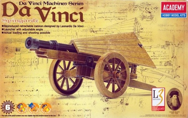 Academy Da Vinci Machines Kit - Spingarde Cannon