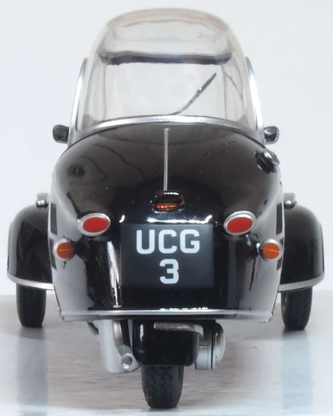 Oxford 18MBC007 Messerschmitt KR200 -Bubble Top Black  1:18 Scale