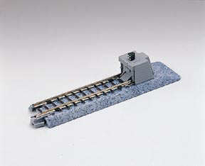 Kato 20-046 Ground Level Buffer Stop (Brick) on 62mm Straight (2) - N Gauge