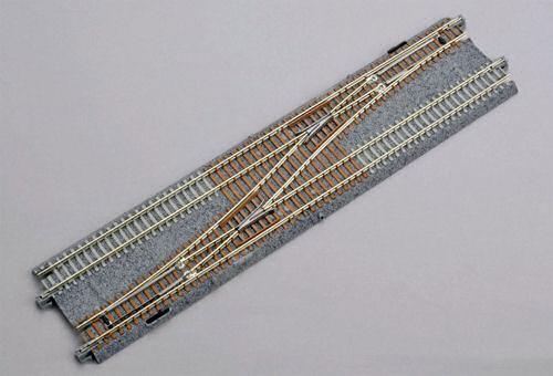 BER Kato 20-230 Double Track One Cross Turnout No.4 Left - N Gauge