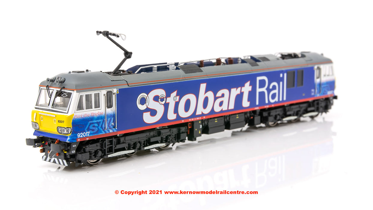 Revolution Trains 4D-005-003 Class 92 Bi-mode Electric Locomotive Number 92017 in Stobart Rail Livery - N Gauge ** Kernow Model Centre **