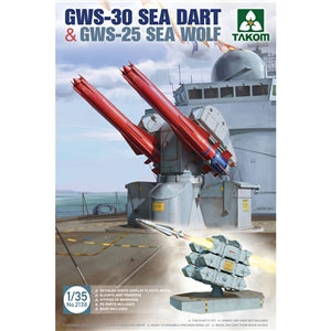 Takom 2138 GWS-30 Sea Dart & GWS-25 Sea Wolf 1/35 Scale Model Kit