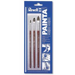 Revell 29610 Painta Flat Paintbrushes - 3 Pack
