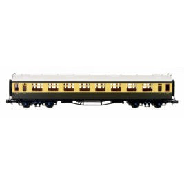 Dapol 2P-000-180 Collett Coach BR Chocolate / Cream Livery Second Class Number W1092 - N Gauge