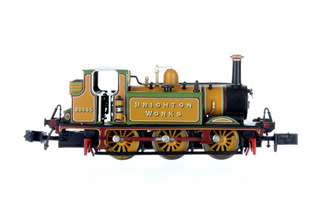 Dapol 2S-012-015 Terrier A1X Steam Locomotive Number 32635 in Brighton Works Imp Eng Green Livery - N Gauge