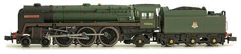 Dapol 2S-017-007 BritanniaFirth of Clyde 70050 BR Lined Green Early Crest - N Gauge