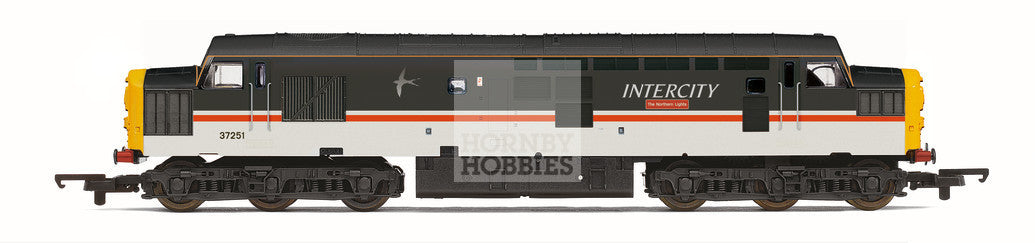 Hornby R30180 Class 37 BR Intercity Co-Co 'The Northern Lights' No.37251- OO Gauge