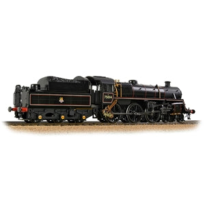 Bachmann 31-117 Standard Class 4MT Number 75014 with BR2 Tender - BR Lined Black - Early Crest (DCC Ready) - OO Scale