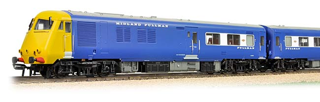 MON Bachmann 31-256DC Midland Pullman 6 Car Unit in Nanking Blue with Yellow Ends DCC FITTED - OO Gauge ** Ex shop stock in "As New" condition complete with original box **