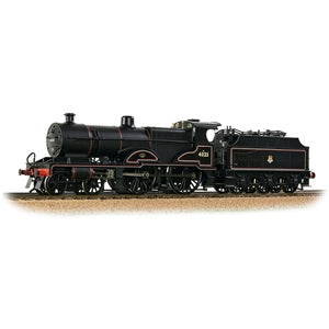 Bachmann 31-932 LMS Compound Steam Locomotive Number 41123 in BR Lined Black with Early Emblem - OO Gauge