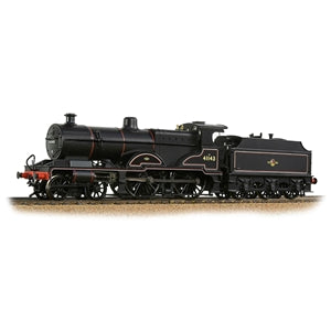 Bachmann 31-933A LMS Compound Steam Locomotive Number 41143 in BR Lined Black with Late Crest - OO Gauge