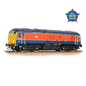 Bachmann 32-444 Class 24/1 Diesel Locomotive Number 97201 Fitted with Disc Headcodes in BR RTC Blue & Red Livery -  OO Gauge
