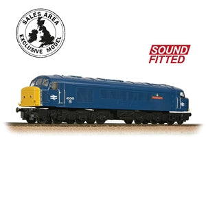 Bachmann 32-687TLSF Class 45/0 Number 45049 'The Staffordshire Regiment' in BR Blue Livery DCC SOUND FITTED - OO Gauge - Bachmann Regional Exclusive