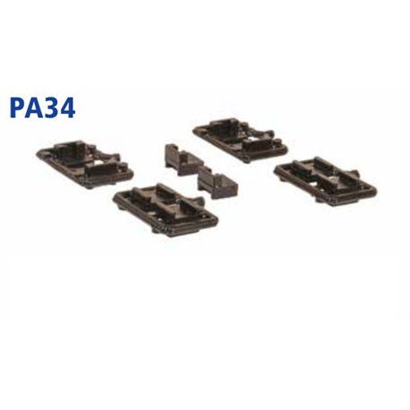 Parkside Dundas PA34 Mounting Blocks for Bachmann Mk 2 Mini Coupling  36-027 (10 per pack)