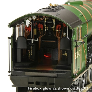 Bachmann 35-201 LNER V2 Class Steam Locomotive Number 60845 in BR Lined Black Livery with Early Emblem - OO Gauge