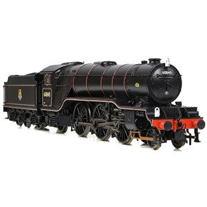 Bachmann 35-201 LNER V2 Class Steam Locomotive Number 60845 in BR Lined Black Livery with Early Emblem - OO Gauge