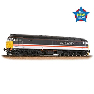 Bachmann 35-413 Class 47/4 Diesel Locomotive Number 47828 in BR InterCity Swallow Livery (Basic DCC Ready Version) ** SPECIAL OFFER PRICE ** - OO Gauge