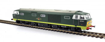 Heljan 3531 Class 35 (Hymek) Diesel Locomotive Number D7041 in BR Green with Small Yellow Warning Panels - OO Gauge