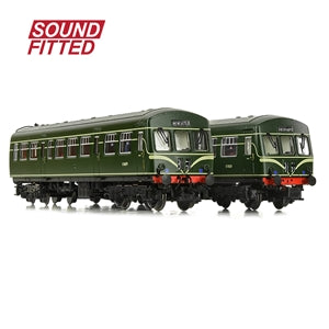 Graham Farish 371-508SF Class 101 2-Car DMU BR Green Speed Whiskers, Sound Fitted - N Gauge