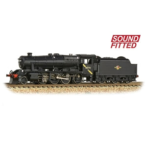 Graham Farish 372-163DS LMS Stanier Class 8F Steam Locomotive Number 48773 BR Black Livery with Late Crest DCC SOUND FITTED - N Gauge