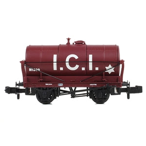 Graham Farish 373-682A 14 Ton Tank Wagon 'ICI' Maroon  - N Gauge