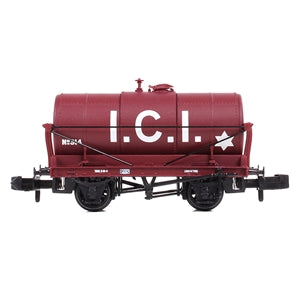Graham Farish 373-682B 14 Ton Tank Wagon 'ICI' Maroon, N Gauge - N Gauge