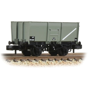 Graham Farish 377-450C 16Ton Slope Sided Mineral Wagon in BR Grey Livery- N Gauge