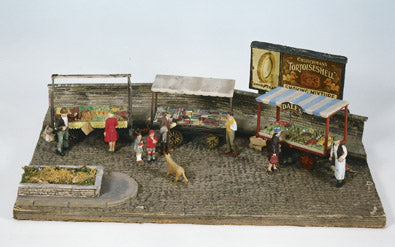 Wills SS37 Market Traders Stalls (2) - OO Scale