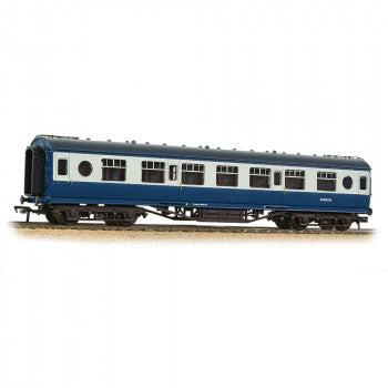 Bachmann 39-452A LMS 57ft Porthole Coach Corridor Second Nr M13135M in BR Blue Grey Livery - OO Gauge