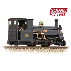 Bachmann 391-127SF Mainline Hunslet 0-4-0ST 'Linda' Penrhyn Quarry Railway, Lined Black  - OO9 Scale, SOUND FITTED