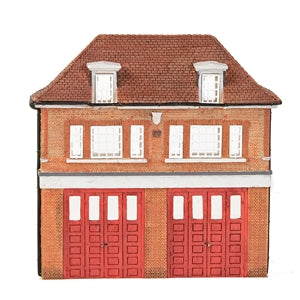 Graham Farish 42-240 Low Relief Fire Station, N Scale Model Buildings