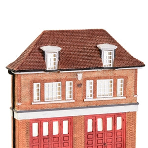 Graham Farish 42-240 Low Relief Fire Station, N Scale Model Buildings