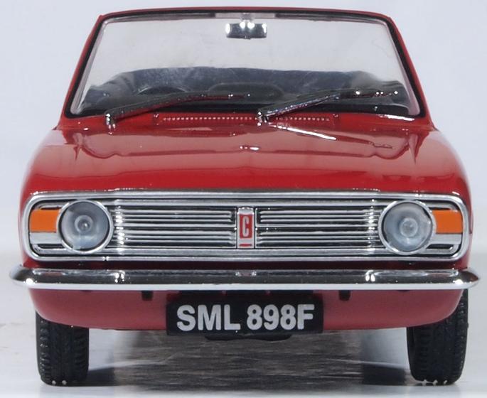 Oxford Diecast 43CCC003 Ford Cortina Crayford Dragon Red- 1:43 Scale (O Gauge)