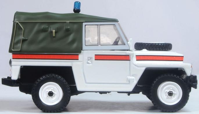 Oxford Diecast 43LRL010 Landrover RAF Police Akrotin, 1:43 Scale, O Sclae